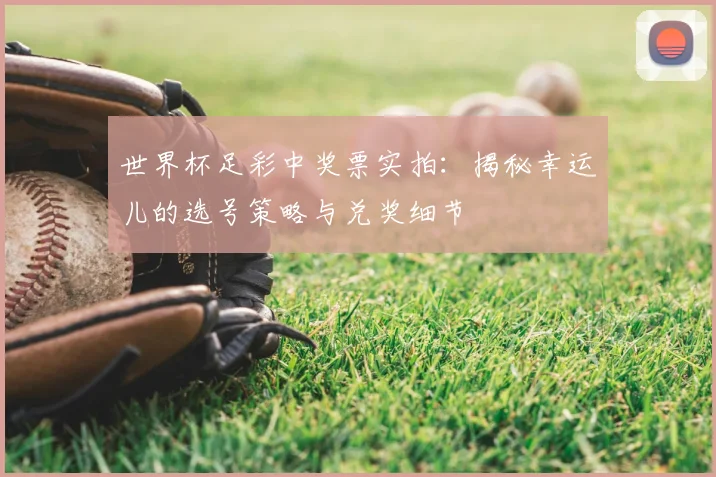 世界杯足彩中奖票实拍：揭秘幸运儿的选号策略与兑奖细节