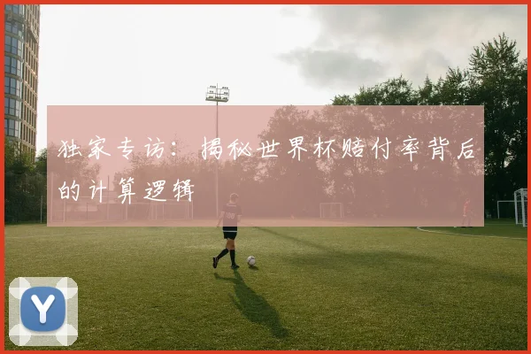 独家专访：揭秘世界杯赔付率背后的计算逻辑
